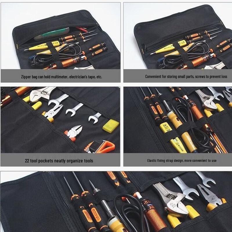 Jingyong Multi-functional Roll-up Tool Kit