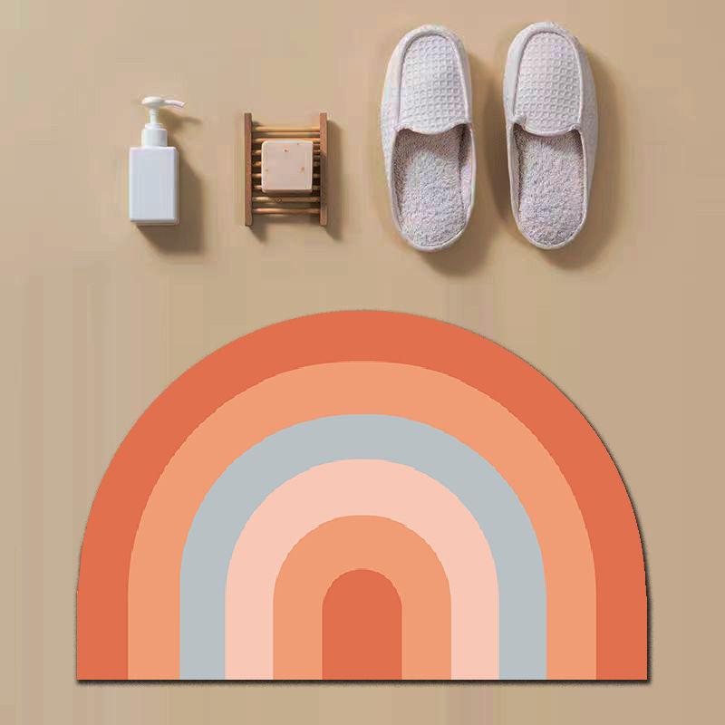 Ins Wind Simple Diatom Mud Bathroom Absorbent Floor Mat