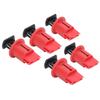5Pcs Electrical Circuit Breaker Lockout Pin Outward Miniature Insulation Lock for Industrial Power Isolation Area