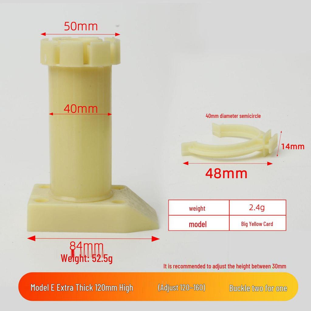 Adjustable Cabinet and Sofa Legs - Thickened ABS Plastic Support