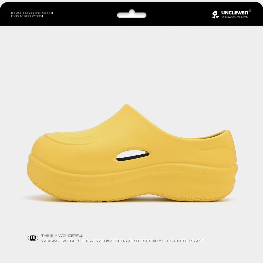 Cloud sandals ice fruit drag Muller 5CM height increase half slippers women's outer wear ins wind thick-soled bag head hole lazy shoes