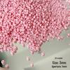 3mm Cream Macaron Glass Seed Beads for DIY Necklaces & Bracelets