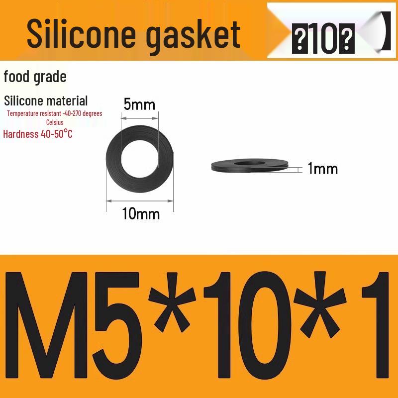Silicone High-Temp Waterproof Gasket & Shock Absorbing Seal Pad