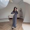 2025 cross-border European and American autumn new cardigan temperament blazer waist straight celebrity skirt women's clothing