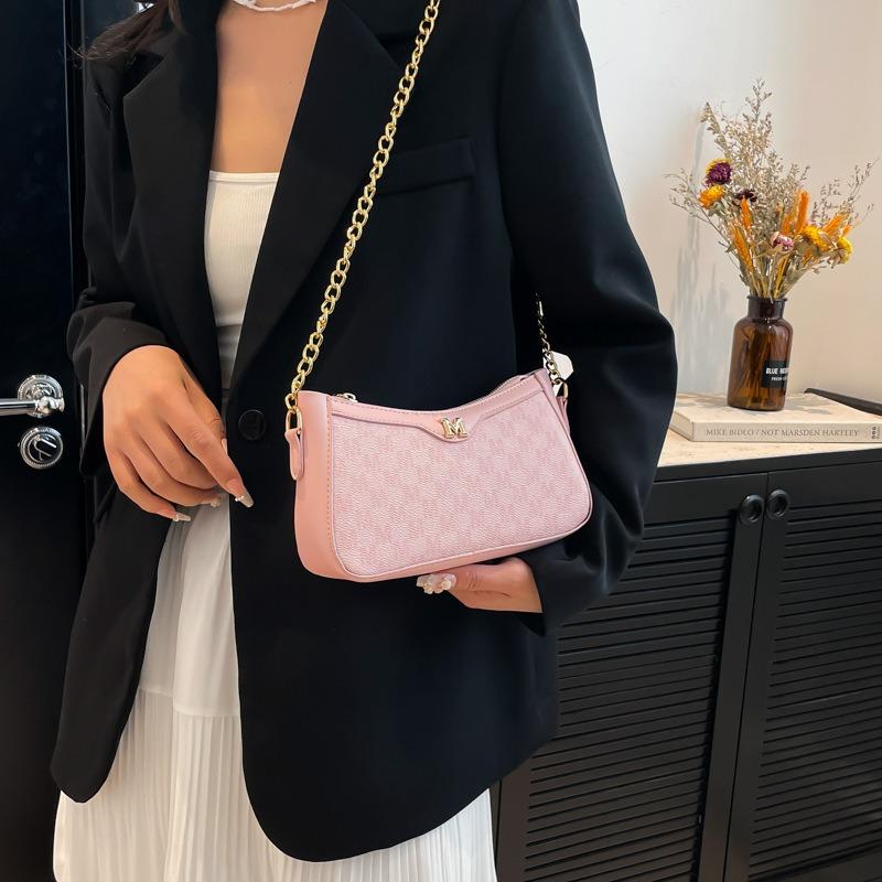 New trendy shoulder bag women's niche underarm bag commuting fashion simple oblique span small square bag