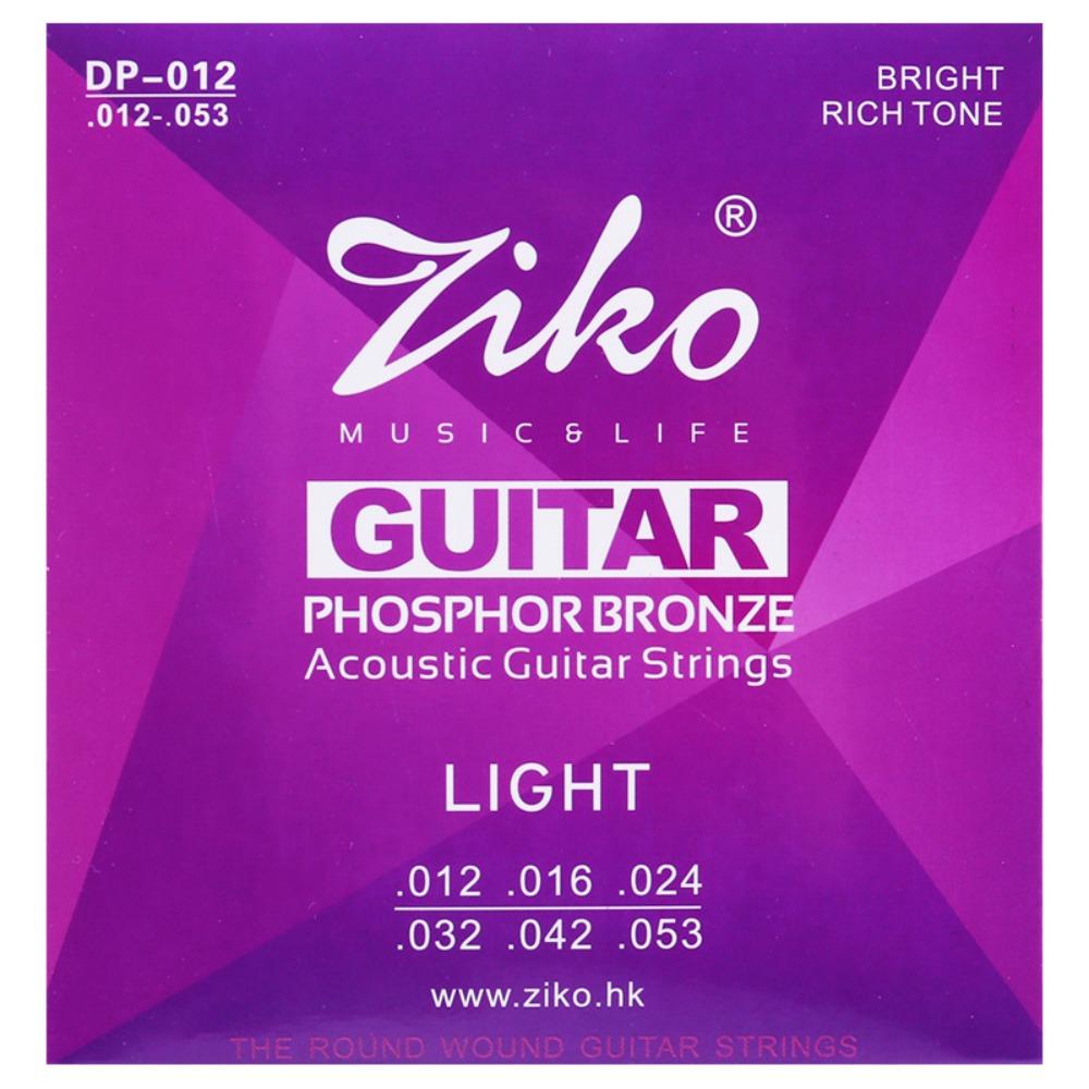 Hexagon Zinc Zinc Alloy Acoustic Guitar Strings 6 Strings Set Guitar String Acoustic Guitar