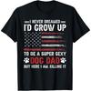 Funny Super Cotton Men Dog Dad Funny Fathers Day T Shirt
