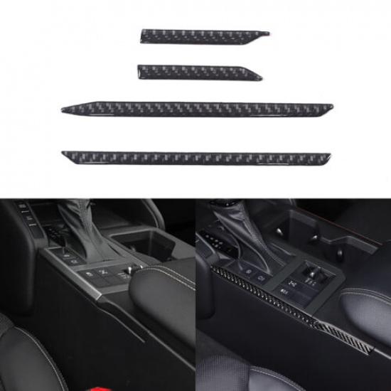Carbon Center Gear Shift Side Trim For Toyota Land Cruiser Prado LC250 24+