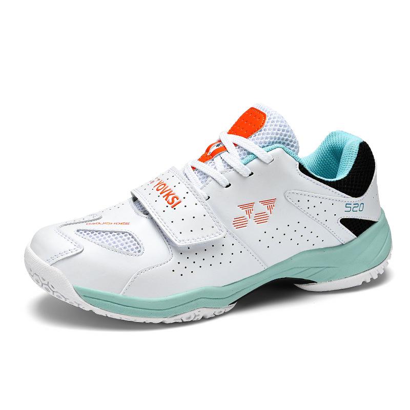 Men's Breathable Rotary Buckle Sports Shoes - Lightweight Casual Badminton and Tennis Trainers