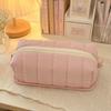Large Capacity Pencil Case Solid Color Pencil Pouch Portable Stationery Pouch  Gift