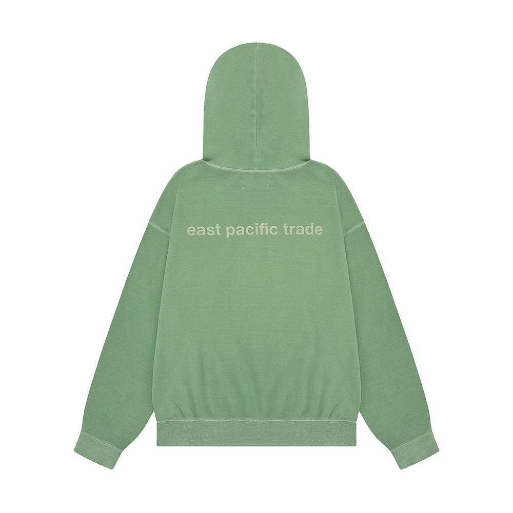 Sel Pigment Dyed Hoodie (Green)