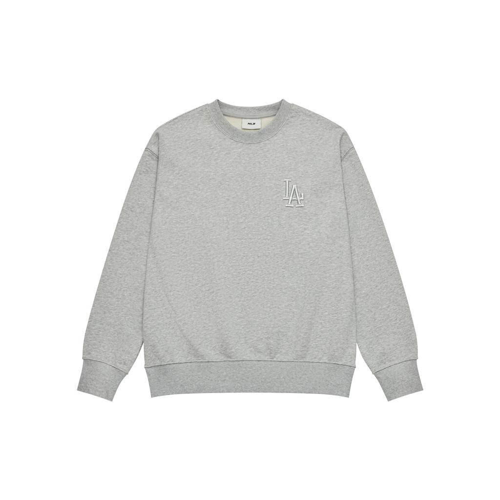 New MLB SS24 Sweatshirt Unisex Gray 3AMTQ0141-07MGS