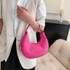 Retro Minimalist Crescent Bag 2023 New Women's Bag Street Fashion Shoulder Bag Trendy Armpit Bag