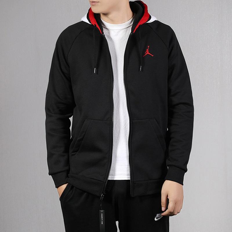 Air Jordan Sports Casual Hooded Jacket Black Men's BQ5650-010