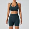 Seamless Yoga Set For Women With Quick Dry Fabric Perfect For Running And Fitness Activities