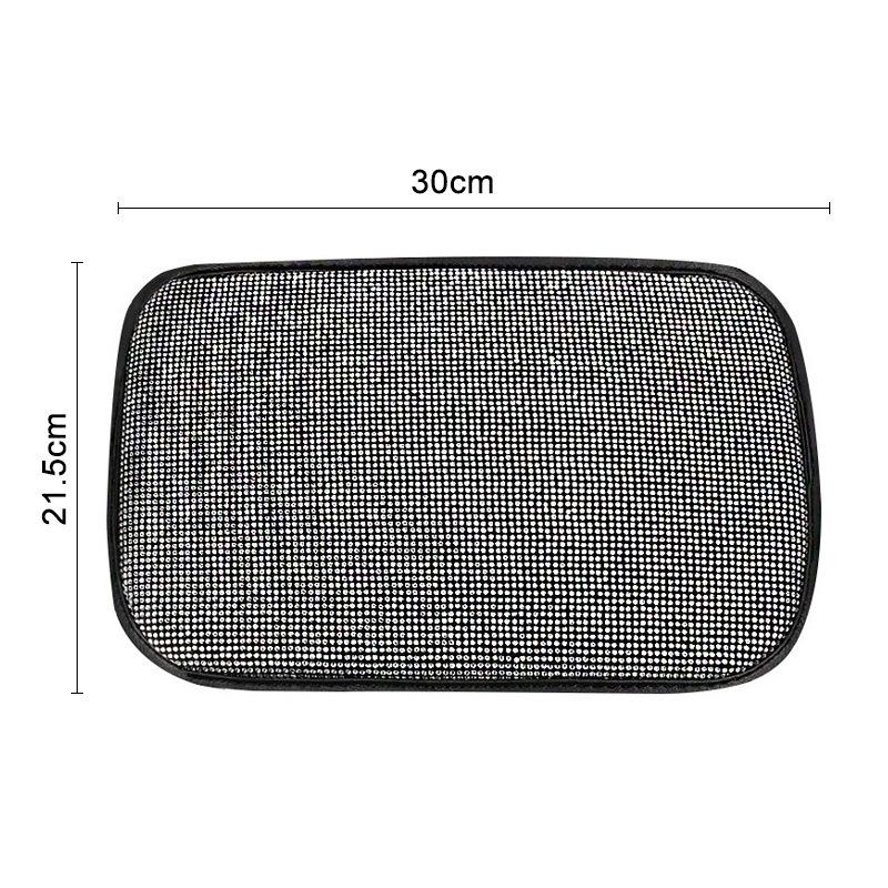 Auto Center Console Pad Crystal Bling Car Armrest Seat Box Cover Protector Universal Fit Diamond Car Decor Accessories for Women