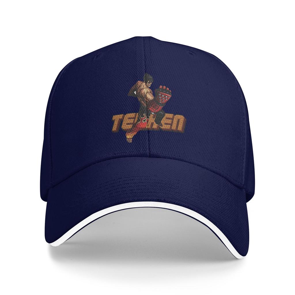 Tekken Japanese Fighting Game Sun Baseball Cap Summer Female Male Print Trucker Hat Wholesale Trendy Running Baseball Caps