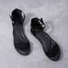 Elegant Women's Summer Sandals With Peep-toe And Low Heel For Stylish Comfort