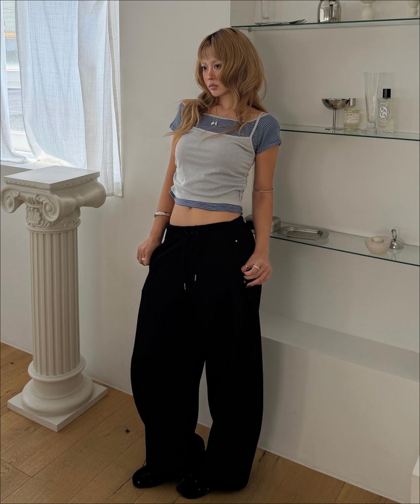 MIXXO Curved Elastic Waist Pants_Miwtmg36Ss Miwtmg50Qb Miwtmg80Qc (A Type)