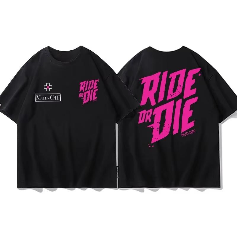 Unisex Biker Theme Graphic TShirt Hot Pink Graffiti Letter Print Short Sleeve Crew Neck Casual Motorcycle Fan Tees Tops