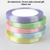 22 Meters/Roll 10 Mm Silk Satin Ribbons Christmas Halloween Birthday Party Gift Wrapping Ribbons Diy Handmade Crafts Material