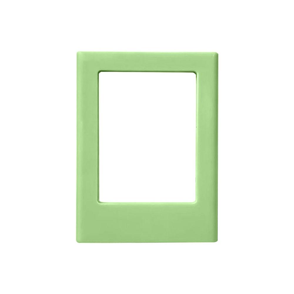 

3 inches Instant Camera Photo Frame Magnetic Picture Display Holder for Home Decoration зелений