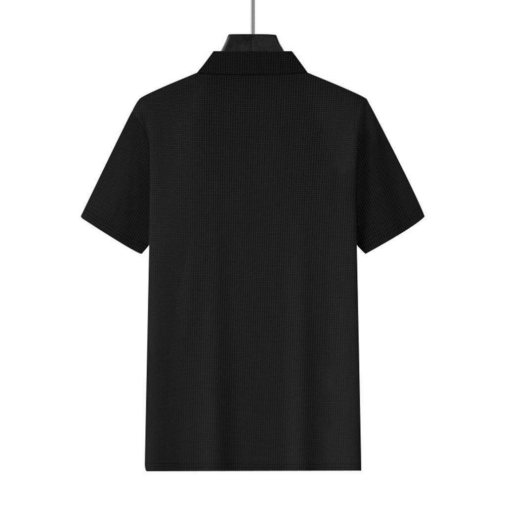 Herren V-Ausschnitt Kurzarm Top Übergröße Lässiges Sport Kurzarm Top