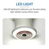 Motorhome Vent Light Assembly for Round Roof Opening, Roof Mounted Component with Integrated LED Using 12V Power
