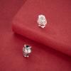 S925 Sterling Silver Koi Fish Spacer Beads for DIY Beading, Bracelet & Necklace Crafting