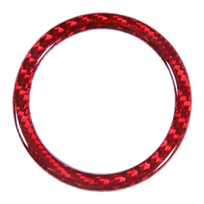 Carbon Fiber Engine Start Button Ring Trim Decoration Fits for Subaru BRZ