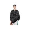 Coach FW22 Pattern Printed Loose Casual Crew Neck Long Sleeve Sweatshirt Women Sweatshirt Black CF886-BK-BR