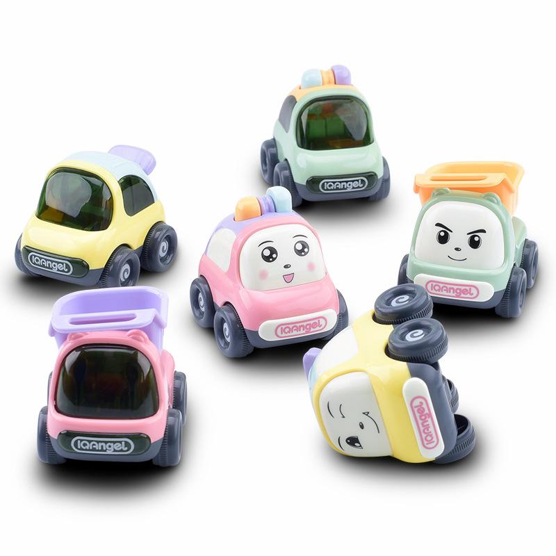 Baby Mini Toy Non-pull-back Car Construction Vehicle Toy Car Set Boys and Girls Drop-resistant Inertia Car Model