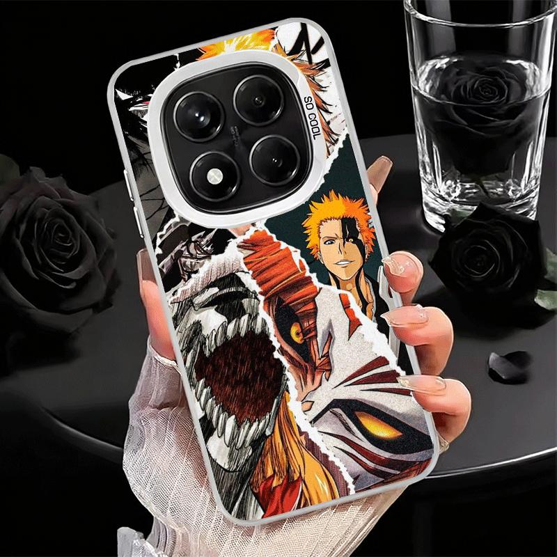 Bleach Kurosaki Ichigo Soft Phone Case for Xiaomi Redmi Note 13 14 15 Pro Plus 12S 12 11S 11 11T 10S 10 Shockproof Cover Back Sh