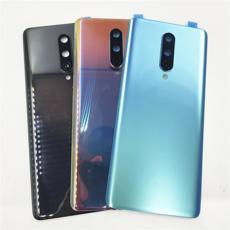 A+++ High Quality For OnePlus 8 Battery Cover Hard Back Door Lid Rear Housing Panel With Camera Frame Lens