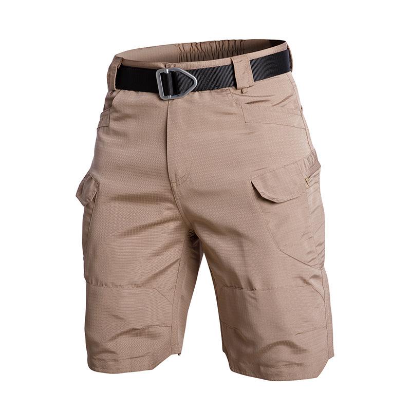 Praetorian IX7 Tactical Military Workwear Shorts - Outdoor Five-Point Design Large хаки
