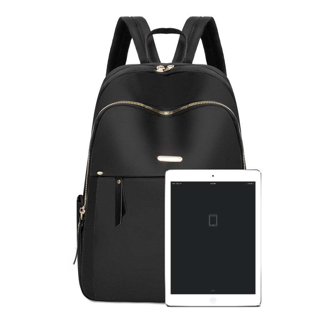 Stylish Solid Color Backpack for Women Lightweight Large Capacity Oxford for Daily Use Commuting Shopping Fashion Backpack