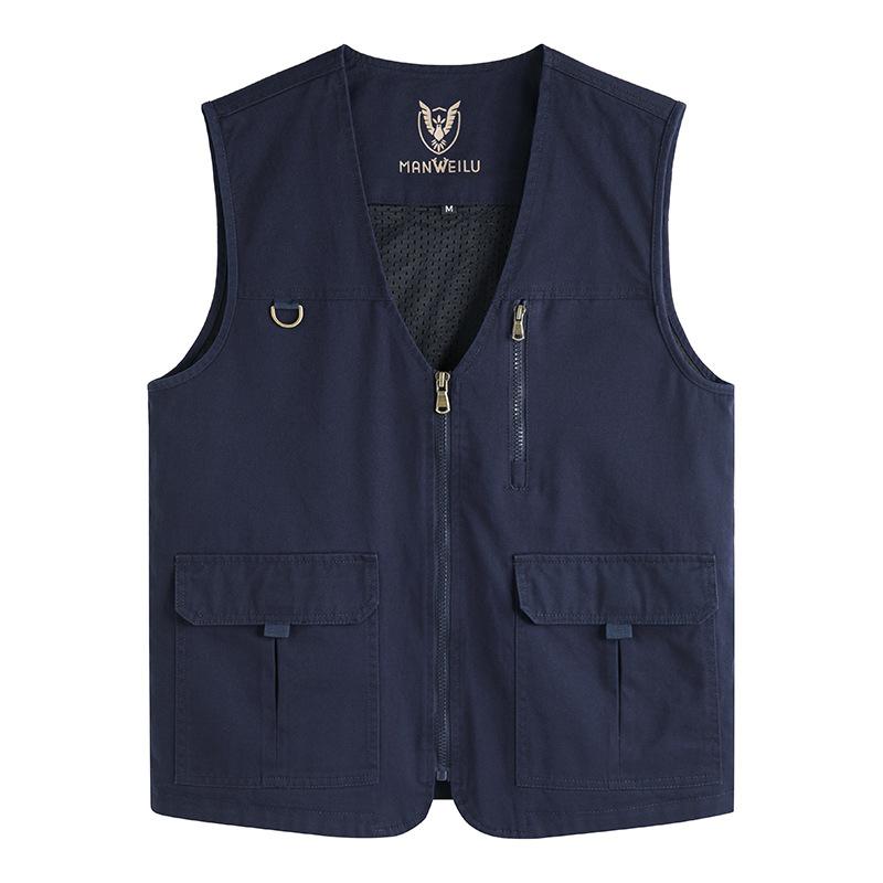 Gilet Estivi Leggeri da Uomo Gilet da Lavoro per il Tempo Libero all'Aperto Traspiranti Taglie Forti Gilet Casual