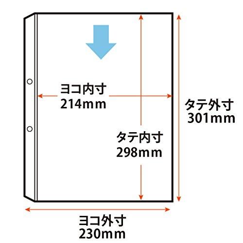 Plus Plus-Nachfüllpackung transparent A4 1 Tasche 2 Löcher Value 100 Stück RE-172PP 87-695