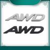 Bnrju3 3D AWD for CX-5 CX-7 CX-9 RX7 RX8 626 MX5 Fender Trunk Nameplate Decal Emblem Badge Sticker