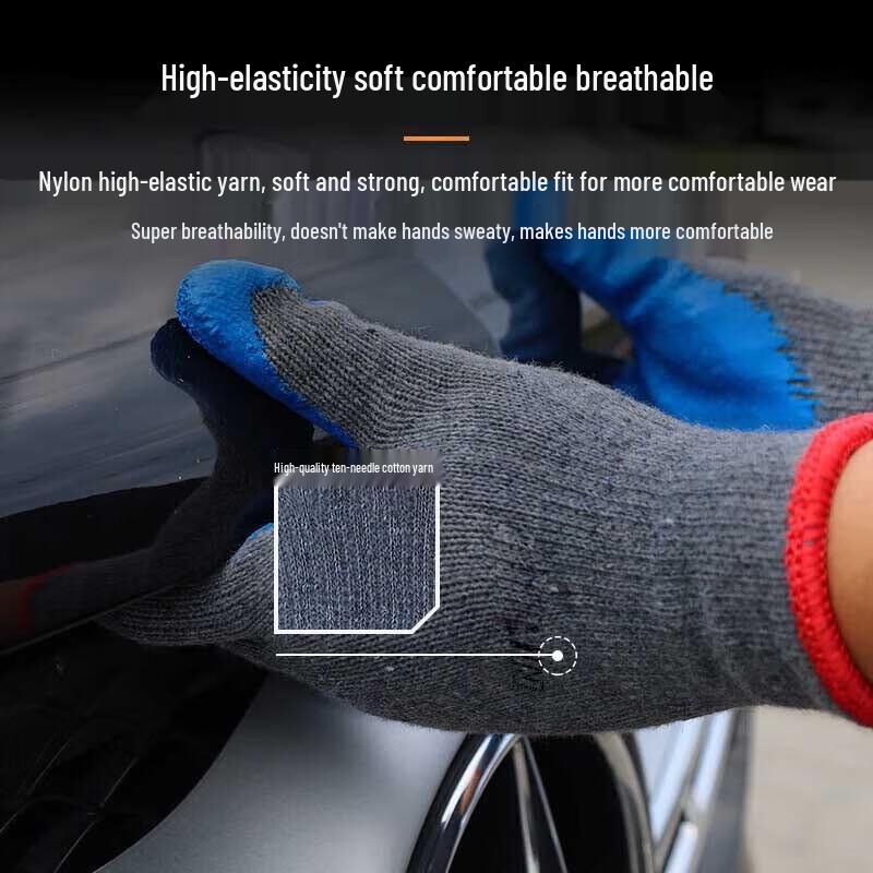 Shuyi Wear-resistant Latex Dipped Work Gloves