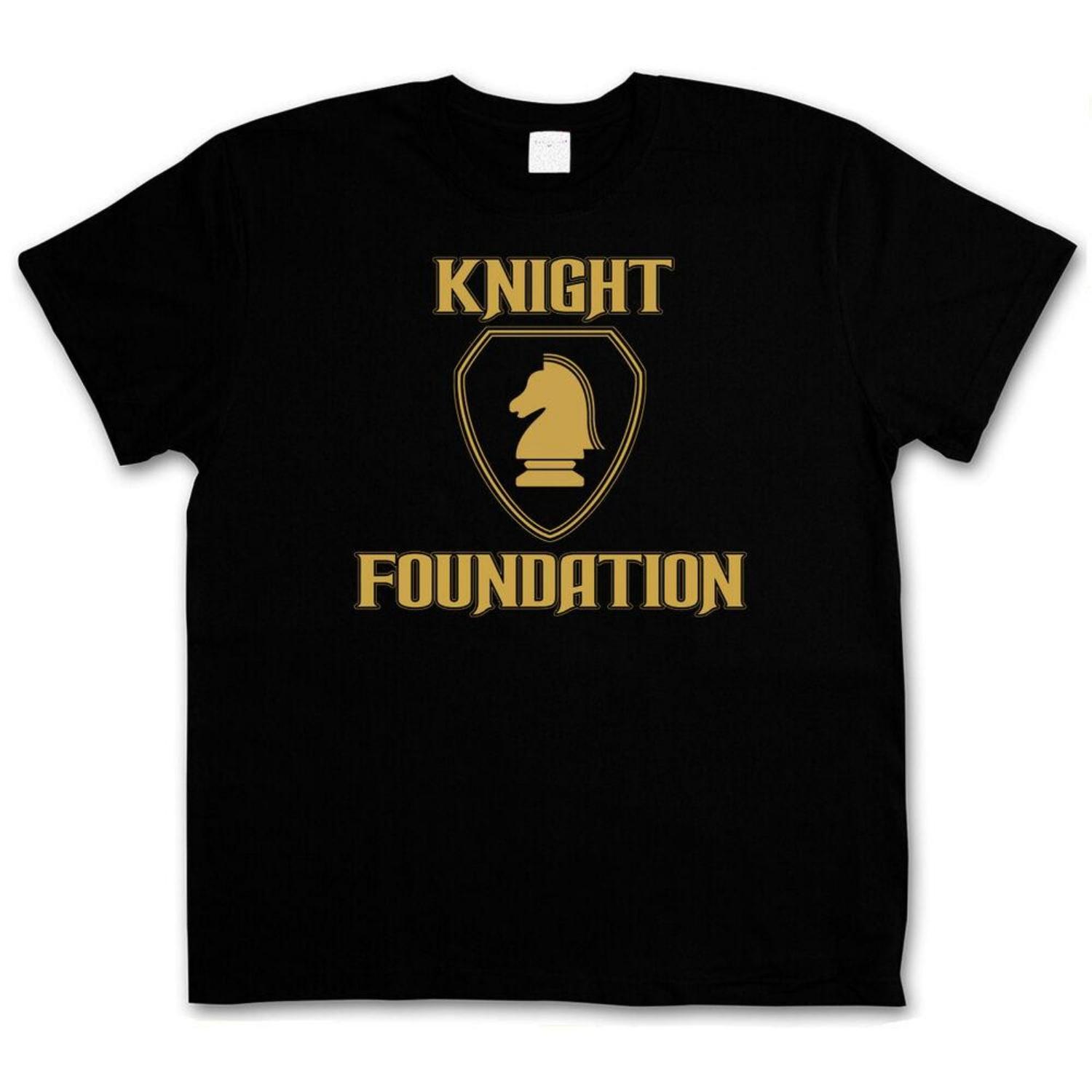 Футболка унисекс с логотипом Black Knight Foundation TV Rider Series Cult Hasselhoff KITT S