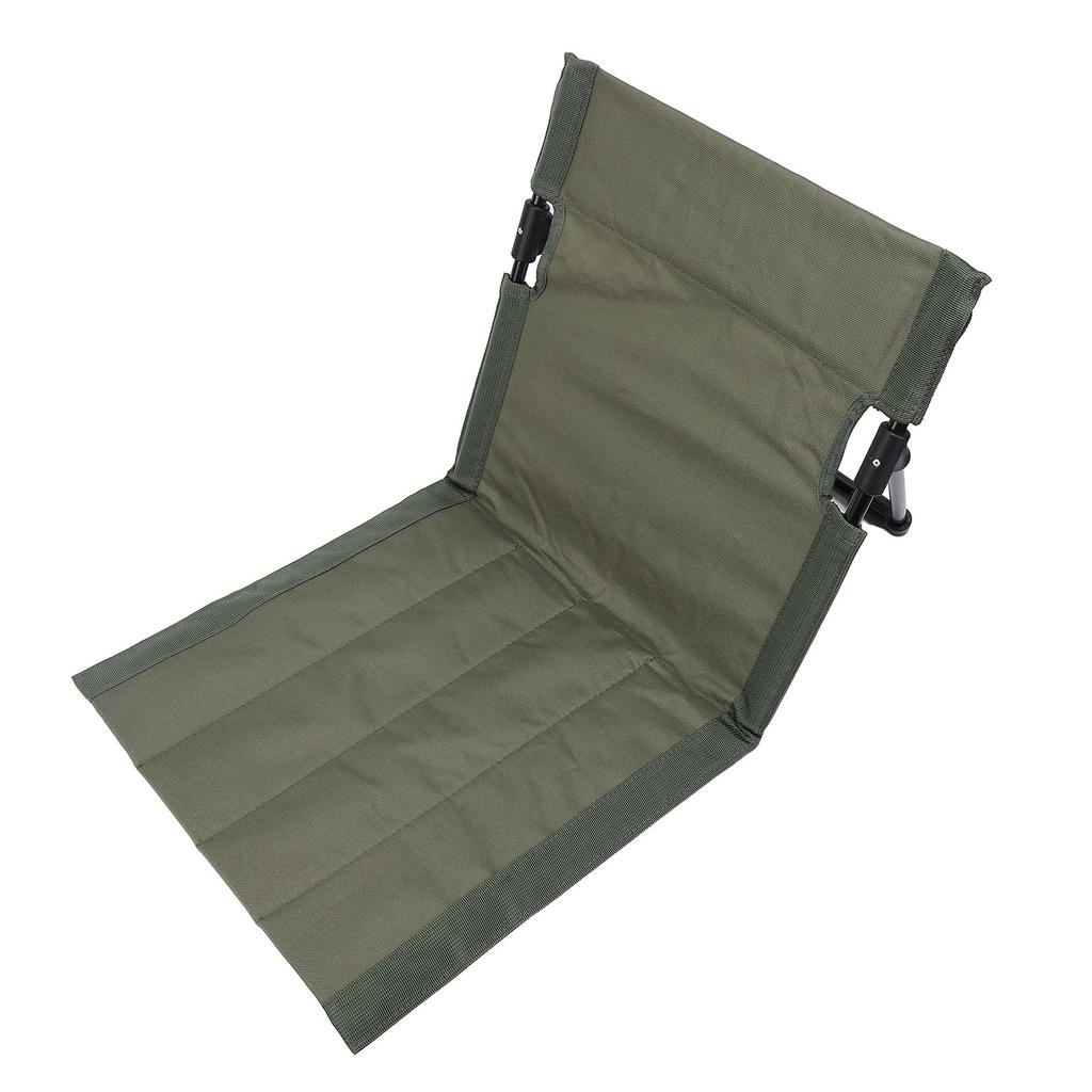 Camping Sammenleggbar Stol Lett Komfortabel Salongstol Enkel Latsabbstol med Ryggstøtte For