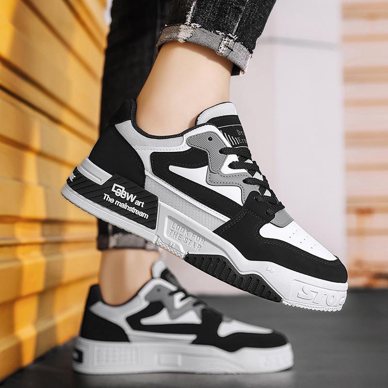 Fashion Men's Skateboard Shoes Comfortable Platform Sneakers Summer Outdoor Breathable Non-slip Casual Men Shoes Tenis Masculino