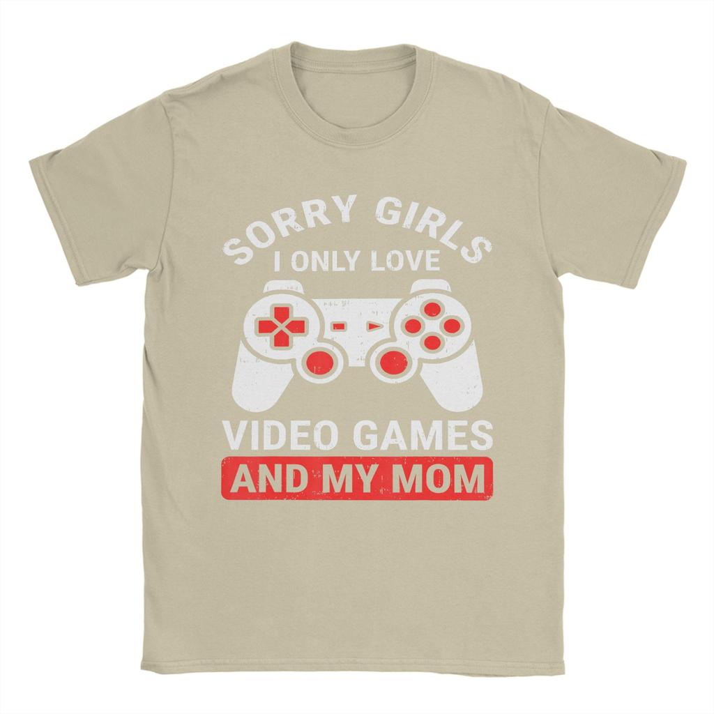 Video Game Funny Gamer Valentines Day TShirt Unisex Funny Pure Cotton Tees Round Neck Short Sleeve T Shirt 6XL Clothes