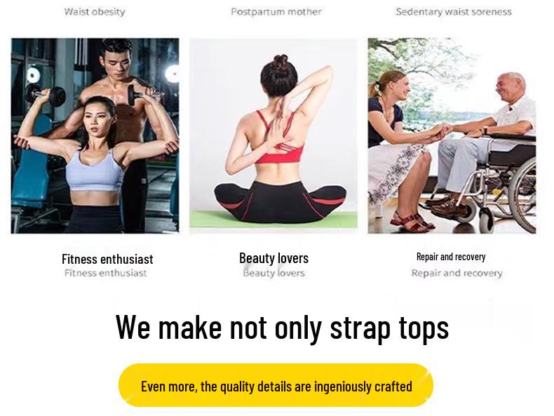 Adjustable Sweat-Wicking Body Shaper Sports Vest with Three-Row Buckle