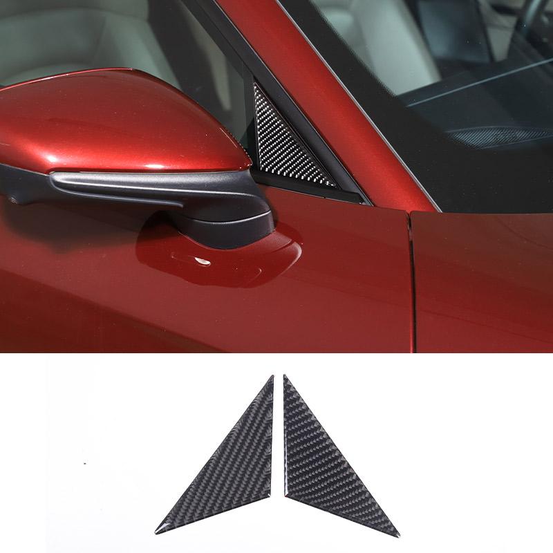 Soft Carbon Fiber for Porsche Taycan 2019-2025 Car Interior Dashboard Center Console Door Decoration Stickers Car Accessories