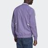Adidas Real Madrid Club Football Sports Leisure Series Logo Embroidered Striped Zip Jacket Men jackets Purple HA2527