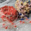 50g Variegated Fancy Yarn Mixed Color Nylon Polyester Blend Soft Novelty Textured Bubble Yarn for Knitting DIY Scarves Hats Craf