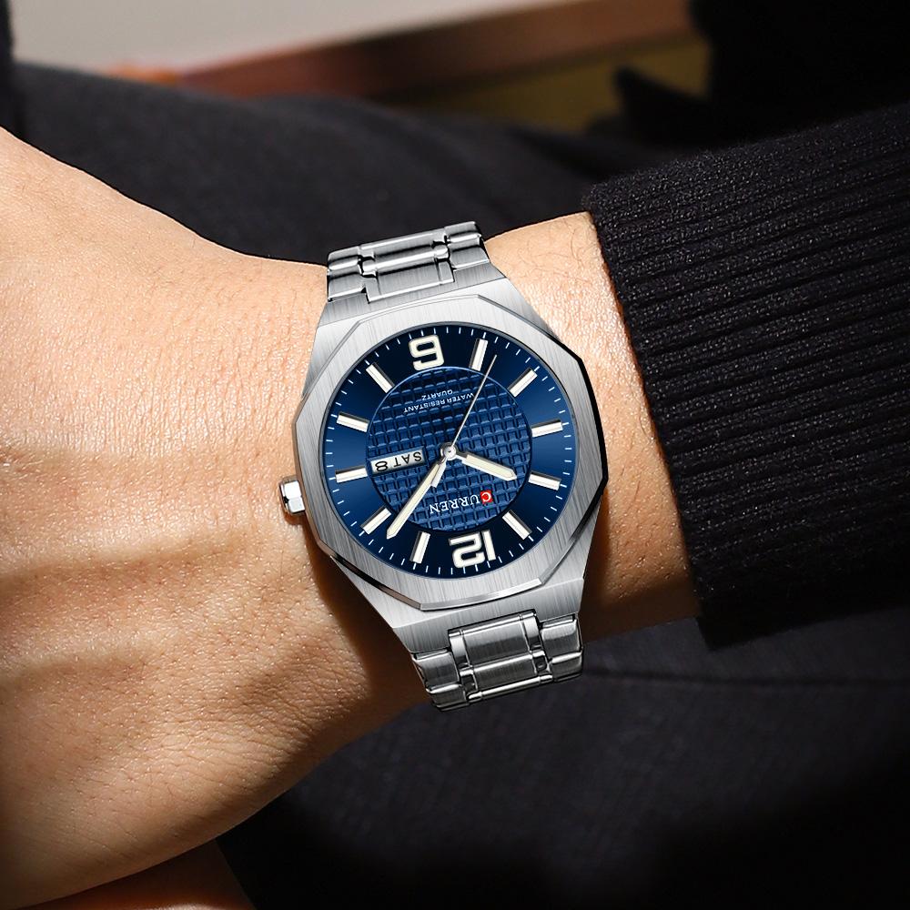 CURREN Men Watch Top Brand Luxury Sport Fashion Waterproof Male Clock Stainless Steel Military Original Quartz Wristwatch 8476