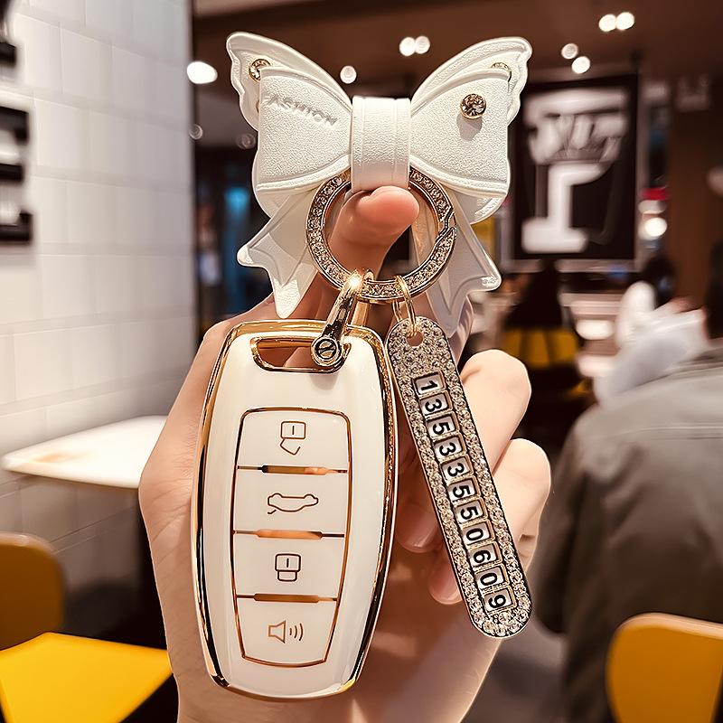 Great Wall HarvardH6CoupeSports Version Key Cover Havalm6 H2 F5 h4Dedicated Buckle Car Key Case Shell